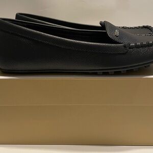 Michael Kors Black Leather Loafers